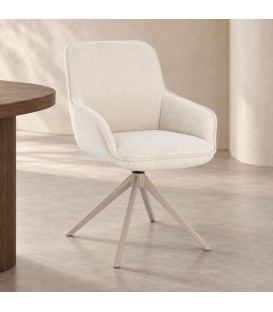 Sedia con braccioli Matilda moon – girevole a 360° ambientato