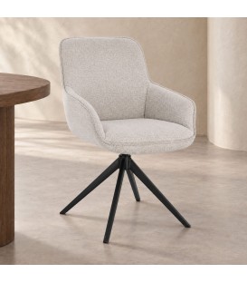 Sedia con braccioli Matilda rainy – girevole a 360° ambientato