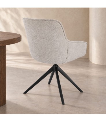 Sedia con braccioli Matilda rainy – girevole a 360° in una seconda ambientazione