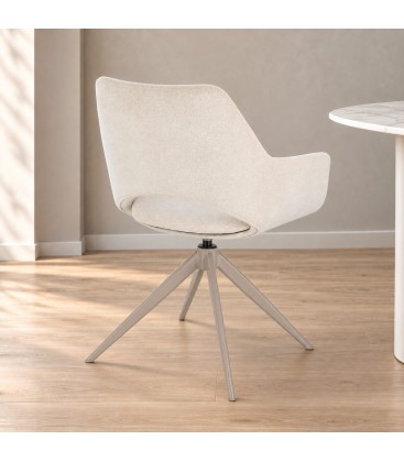 Sedia con braccioli Vivian moon – girevole a 360° in una seconda ambientazione