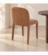 Sedia Antara terracotta – con rivestimento effetto bouclé in una seconda ambientazione
