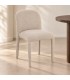 Sedia Antara beige – con rivestimento effetto bouclé ambientato