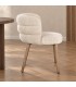 Sedia con braccioli Ilma lucente/rovere – con rivestimento in poliestere in una seconda ambientazione