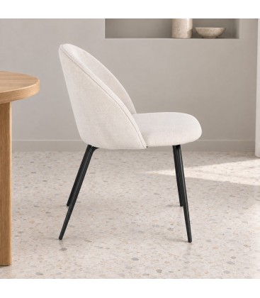 Sedia New Tanya ghiaccio – con rivestimento in poliestere