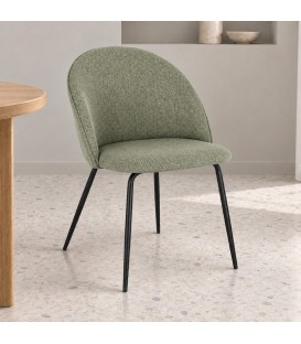 Sedia New Tanya salvia – con rivestimento in poliestere