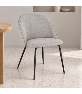 Sedia New Tanya cenere – con rivestimento in poliestere