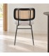 Sedia Glenna natural – con rivestimento in poliestere