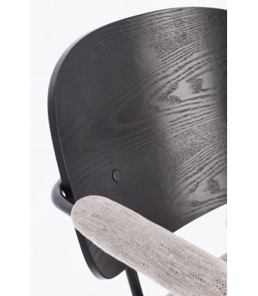Dettaglio materiali e finiture di Sedia con braccioli Sienna natural – con rivestimento in poliestere
