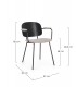 Sedia con braccioli Sienna natural – con rivestimento in poliestere dimensioni e misure