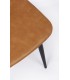 Sedia Kyra PU cuoio vintage – con rivestimento in poliestere