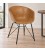 Sedia Warhol PU cuoio vintage – con rivestimento in poliestere
