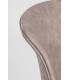 Sedia Loft nero PU beige vintage – con elementi in polipropilene