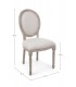 Sedia Mathilde naturale – con rivestimento in tessuto dimensioni e misure