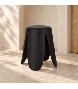 Sgabello Imogen Ø37a - 47h - Nero - vista ambientata principale