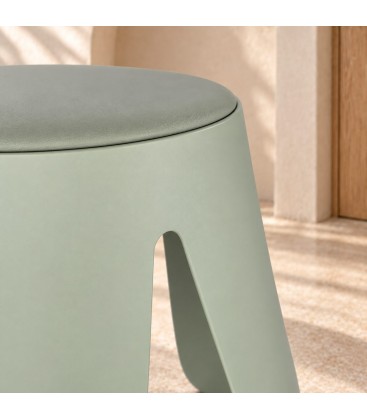 Sgabello Imogen Ø37a - 47h - Tiffany - dettaglio materiali e finiture