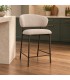 Sgabello cucina Prisca 57a - 60.5b - 95h - 65.5h1 - Bronzo / Sand - vista ambientata principale