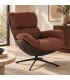 Poltrona Armela 89a - 95b - 95h - 50h1 - 60h2 - Caffe' - dettaglio materiali e finiture
