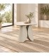 Tavolino Ardis 50x50 beige chiaro con piano in ceramica effetto onice - 50X50 Beige Chiaro - vista ambientata principale