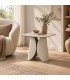 Tavolino Ardis 50x50 beige chiaro con piano in ceramica effetto onice - 50X50 Beige Chiaro - vista ambientata alternativa