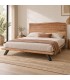 Letto 2 posti Aron con struttura in legno di acacia - 0745658 - vista ambientata alternativa