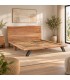 Letto 2 posti Aron con struttura in legno di acacia - 0745658 - vista aggiuntiva