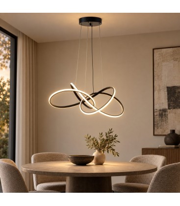 Lampadario Alken Ø70x137h