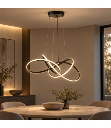 Lampadario Alken Ø70x137h