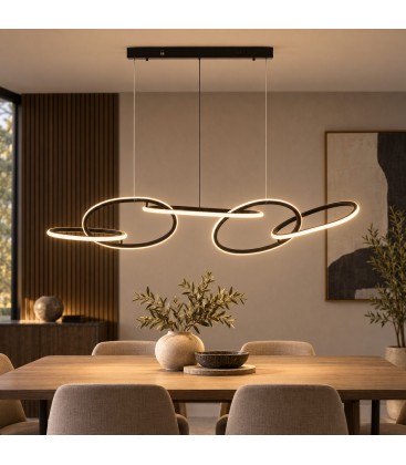 Lampadario Alken 120x28x151,5h