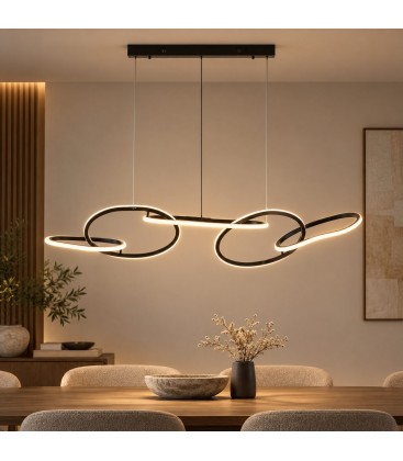 Lampadario Alken 120x28x151,5h