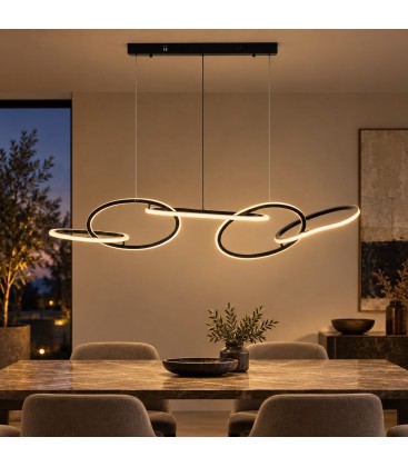 Lampadario Alken 120x28x151,5h