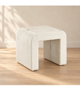 Pouf con vassoio Wenor 46a - 40b - 40h