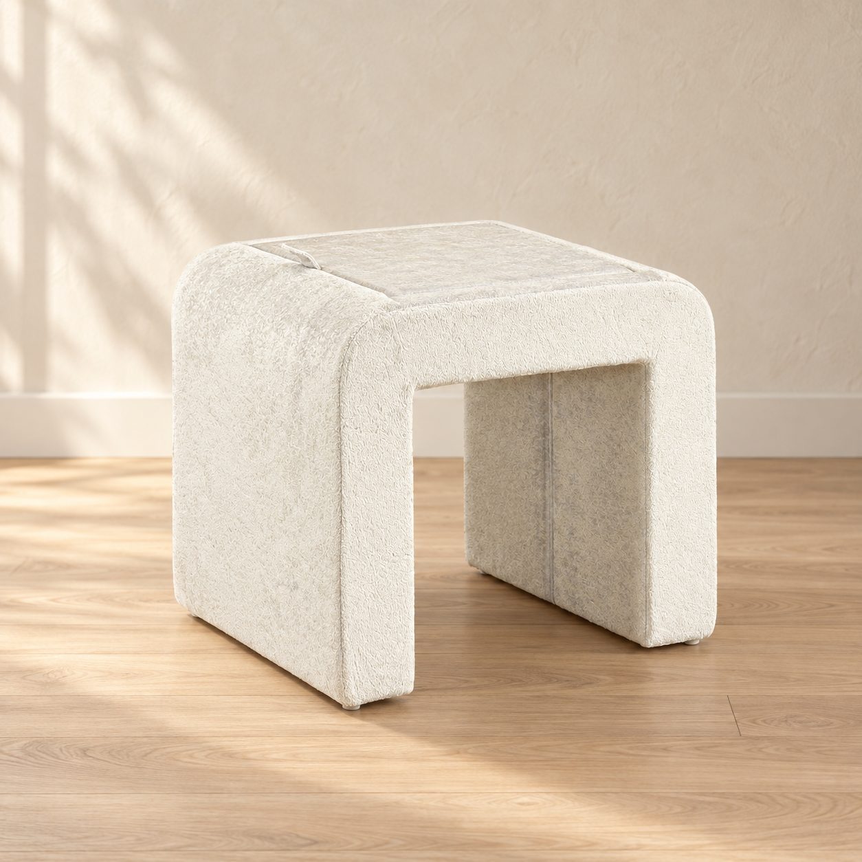 Pouf con vassoio Wenor 46a - 40b - 40h