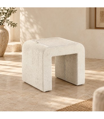 Pouf con vassoio Wenor 46a - 40b - 40h