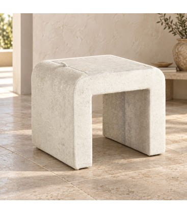 Pouf con vassoio Wenor 46a - 40b - 40h