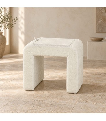Pouf con vassoio Wenor 46a - 40b - 40h