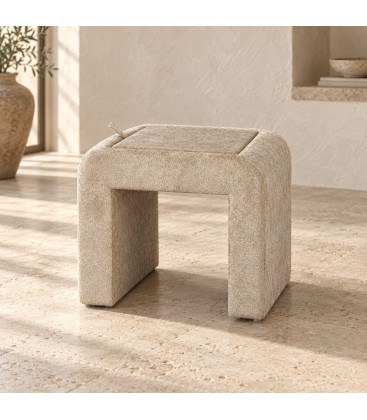 Pouf con vassoio Wenor 46a - 40b - 40h