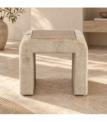 Pouf con vassoio Wenor 46a - 40b - 40h