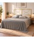 Testata letto matrimoniale in ferro Koris - Oro - copertina della finitura
