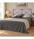 Testata letto matrimoniale in ferro Focus - Glicine - copertina della finitura