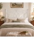 Testata letto matrimoniale in ferro battuto Ester - Bianco lucido - copertina della finitura