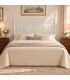 Testata letto matrimoniale in ferro battuto Foglie - Bianco lucido - copertina della finitura