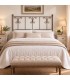 Testata letto matrimoniale in ferro battuto Elena - Oro ducato - copertina della finitura