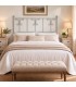 Testata letto matrimoniale in ferro battuto Elena - Alluminio - copertina della finitura