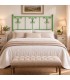 Testata letto matrimoniale in ferro battuto Elena - Verde - copertina della finitura