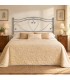 Testata letto matrimoniale in ferro battuto Cuore - Grigio Finestra - copertina della finitura