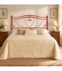Testata letto matrimoniale in ferro battuto Cuore - Rosso - copertina della finitura