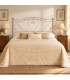 Testata letto matrimoniale in ferro battuto Cuore - Rosa - Shabby Chic - copertina della finitura