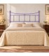 Testata letto matrimoniale in ferro battuto Erika - Glicine - copertina della finitura