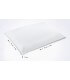 Cuscino modello saponetta in fibra 70 x 40 cm H. 12 cm