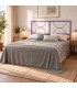 Testata letto francese in ferro Koris - Glicine - copertina della finitura